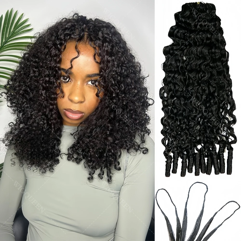 

Натуральные бразильские кудрявые волосы для плетения косичек, 12A, бирманские кудрявые волосы, натуральный цвет, с предварительно привязанными петлями, для крючкового плетения.