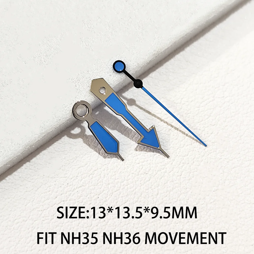 NH 35 NH 36 Series นาฬิกามือตัวชี้สีเขียว Super Luminous เหมาะสําหรับ NH 35 NH 36 นาฬิกาตัวชี้อุปกรณ์เสริม