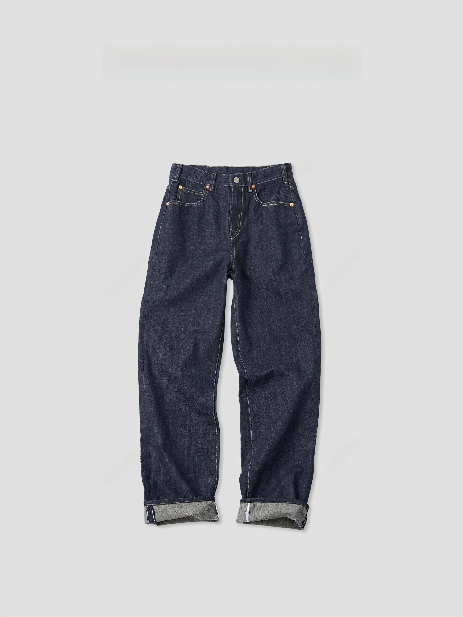 

Классические джинсы из хлопка с вышивкой и цветными вставками, прямого кроя, с завышенной талией, для женщин