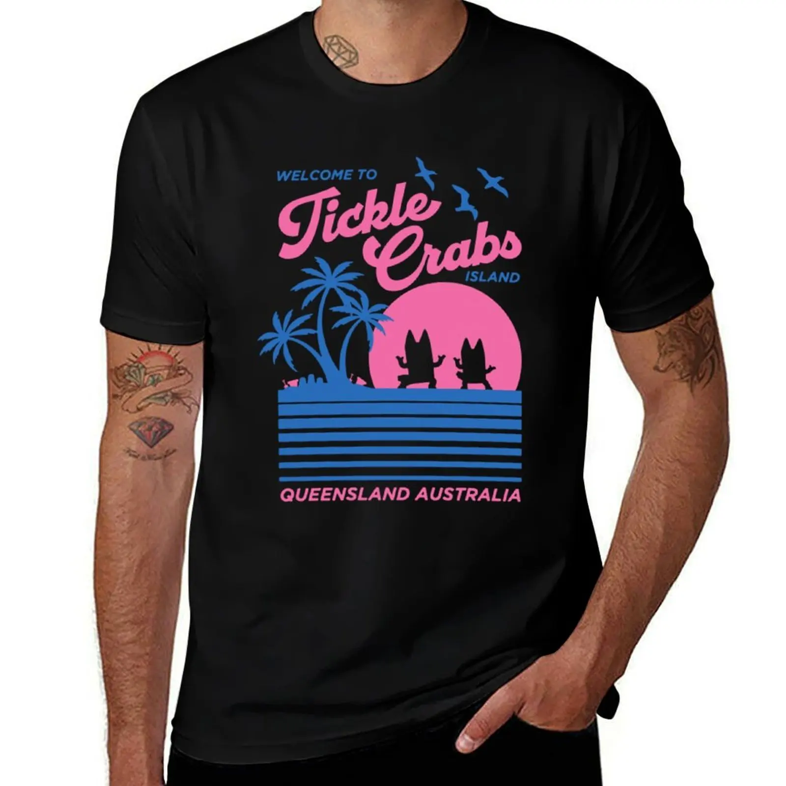 

Tickle Crabs Island T-Shirt t shirt man designer anime tshirt T-Shirt