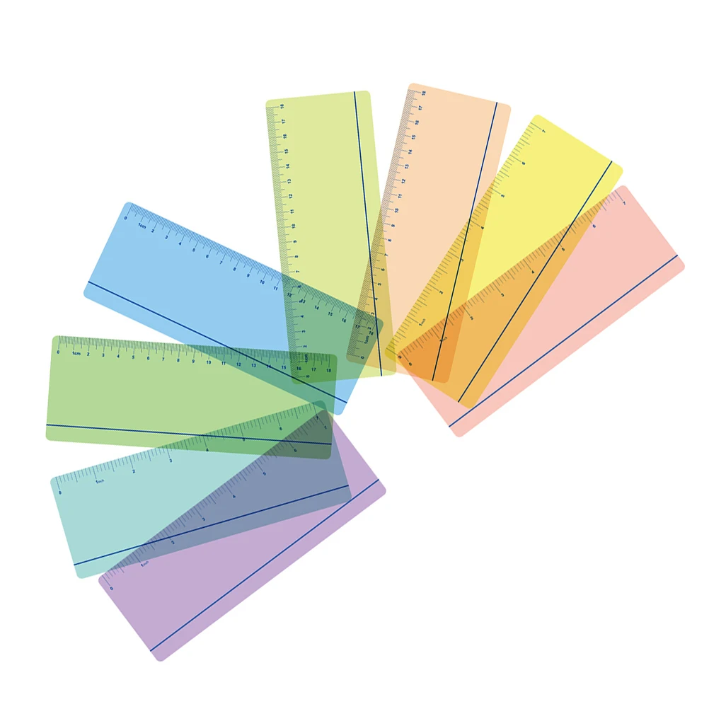 

Reading Strips Ruler Bookmarks PET Material Shatterproof Classroom Supplies Measuring Markings Dyslexia Aid Kids Reading Speed