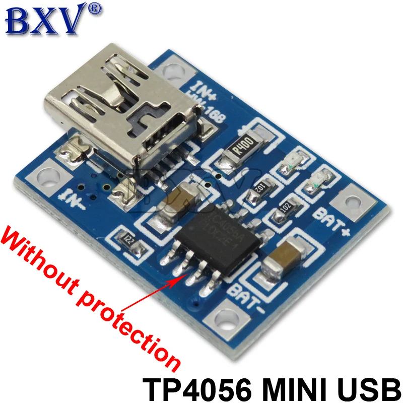 Igmopnrq 5V Micro USB 1A 18650 TP4056 Lithium Battery Charging Board TYPE-C/Micro/Mini USB With Protection Charger Module