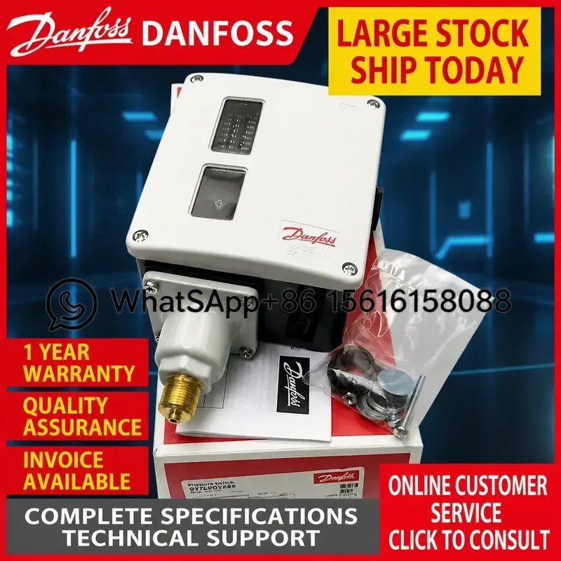Danfoss RT200 Pressure Switch 017-523766 017-523866 017-523966 017-524066 Original Industrial Control Relay Sensor