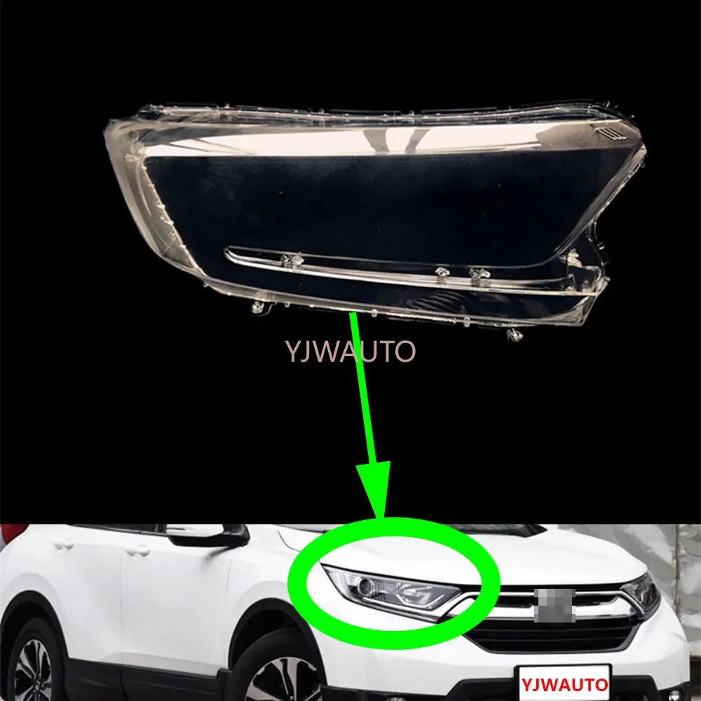 Voor Honda Crv 2017 ~ 2019 Koplamphoes Autokoplamp Lens Vervanging Voorste Autolampen Glazen Auto Behuizing