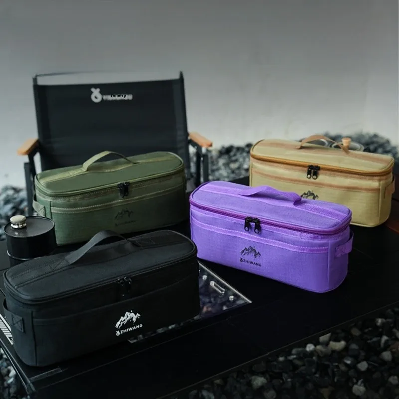 

Портативная сумка для хранения кухонной утвари на открытом воздухе, многофункциональная сумка для хранения Wild Cam, кухонные принадлежности, миска Chopstis St...