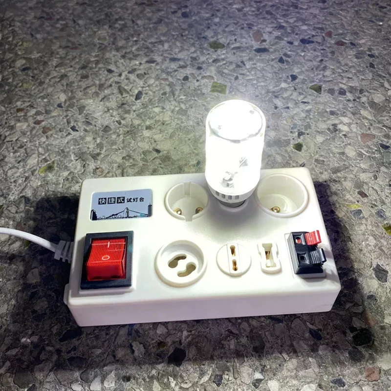 EU US Led Tester For E27/B22/E14/GU10/G4-G9 Light Bulb Tester Multi-purpose Tester LED Electric Power Voltage Power Tester