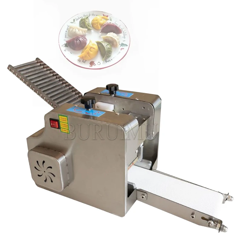 Commercial Electric Dumplings Wrapper Pressing Machine Wonton Dumpling Soup Maker Automatic Chaos Skin Rolling Slicer 220V 110V