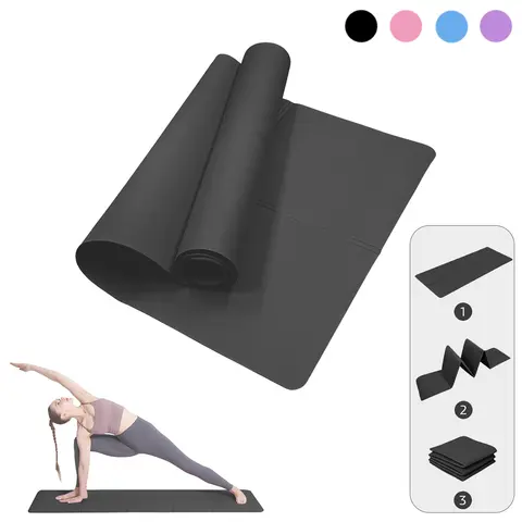 4MM Thick EVA Yoga Mats Anti-slip Sport Fitness Mat Blanket for Exercise Yoga Pilate Gymnastics Mat Fitness Equipment Floor Work