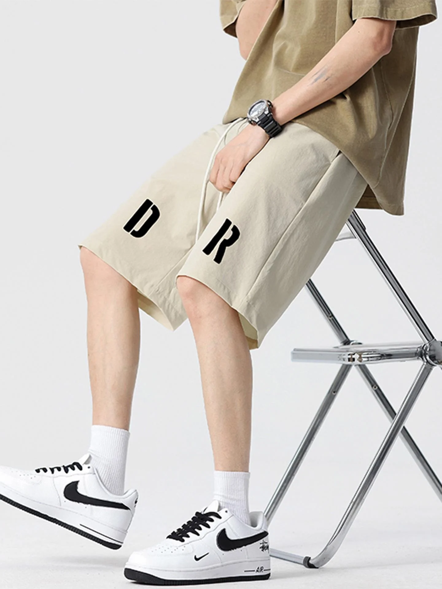 

Ice Silk Thin Summer orts for Boys Teenagers Middle School Students Casual Five-Quarter Pants Qui Dry Sports Trousers