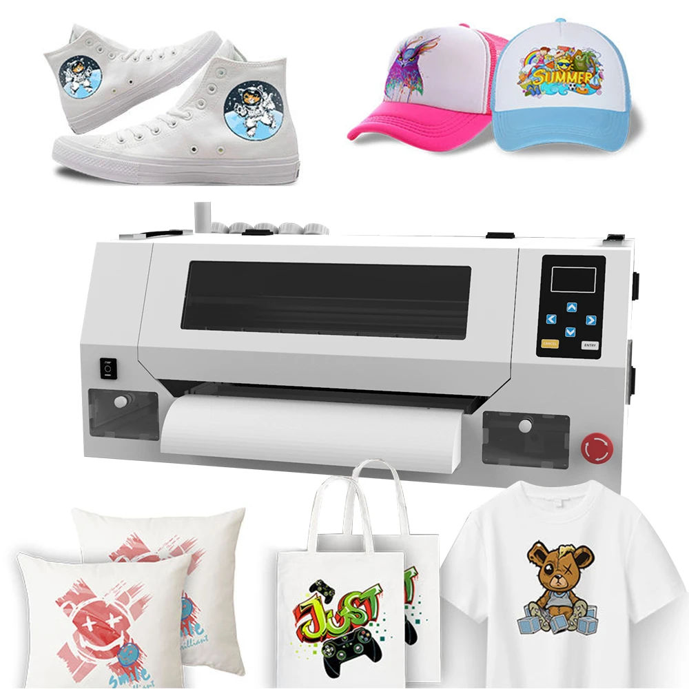 Multifunction Inkjet Printer Desktop Garment Logo Graphic Printer Custom A3 30CM DTF Printer