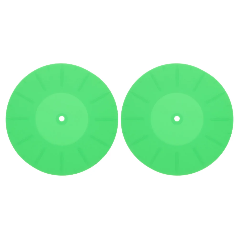 

2pcs Vinyl Record Mats Turntable Silicone Mats Anti-Static Shockproof Protection Mat For Turntable Players Record Enthusiasts