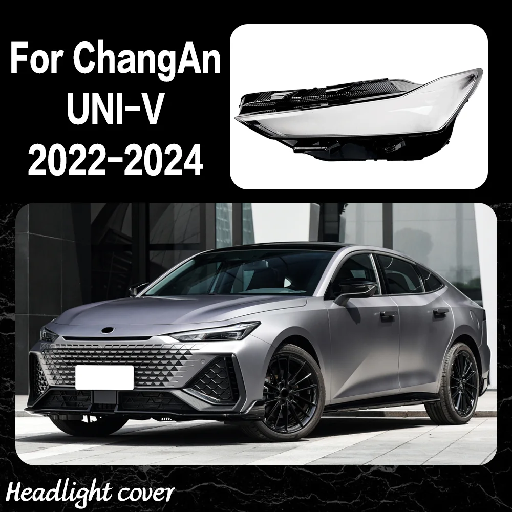 

Front Headlamp Cover For ChangAn UNI-V 2022 2023 2024 Transparent Headlight Shell Lens Plexiglass Replace Original Lampshade