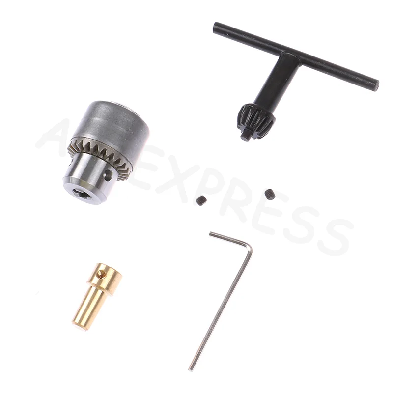 

Набор для точного сверления и инструментов: мини-сверлильный патрон Micro 0.3-4 мм с коническим креплением и ключом