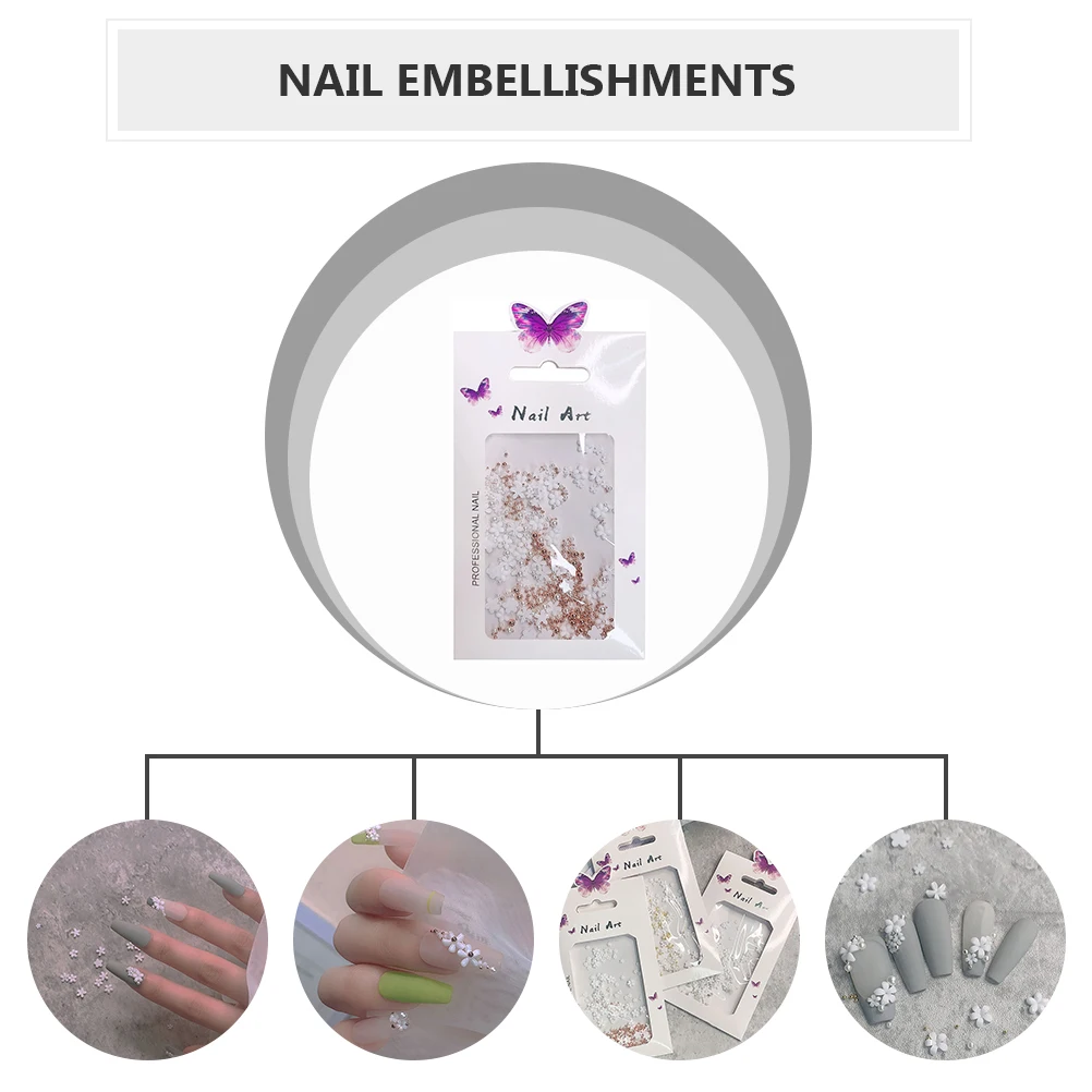 

Mixed Size Charms Diy Art Decorations Manicure Accessories Flower Embellishments Steel Ball Jewelries Creative