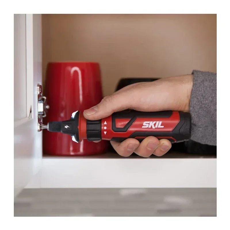 Skil Cordless Electric Screwdriver Handhold USB-Type C Rechargeable Repair Tool with Drill Bits Set