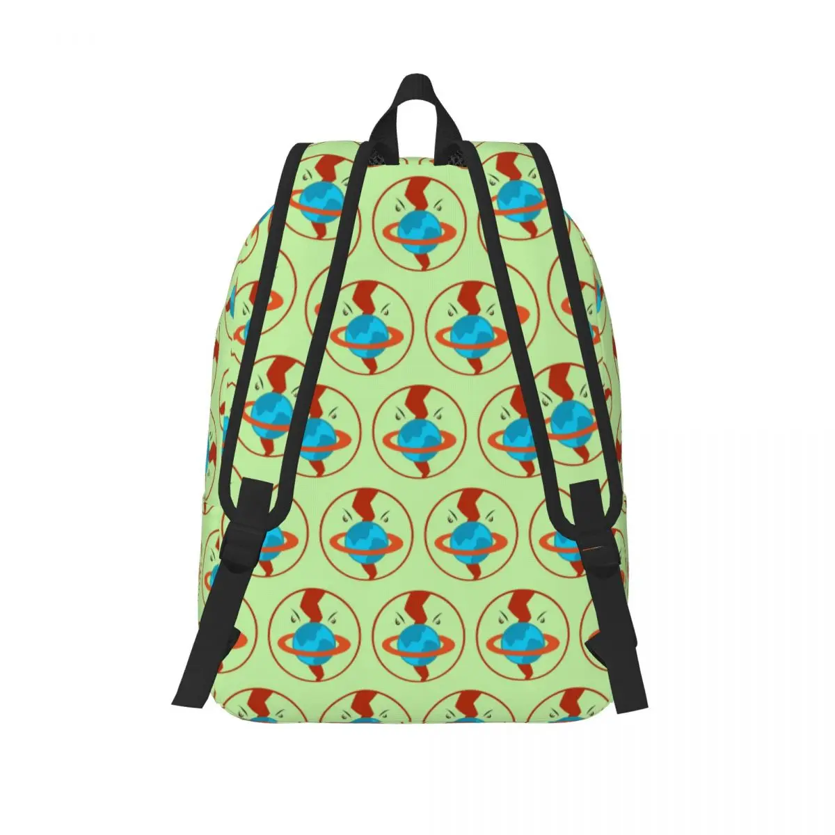Cartoon Planet Student Backpack School Bag Hiking Travel Daypack for Men Women Fashion Bookbag Shoulder Bags