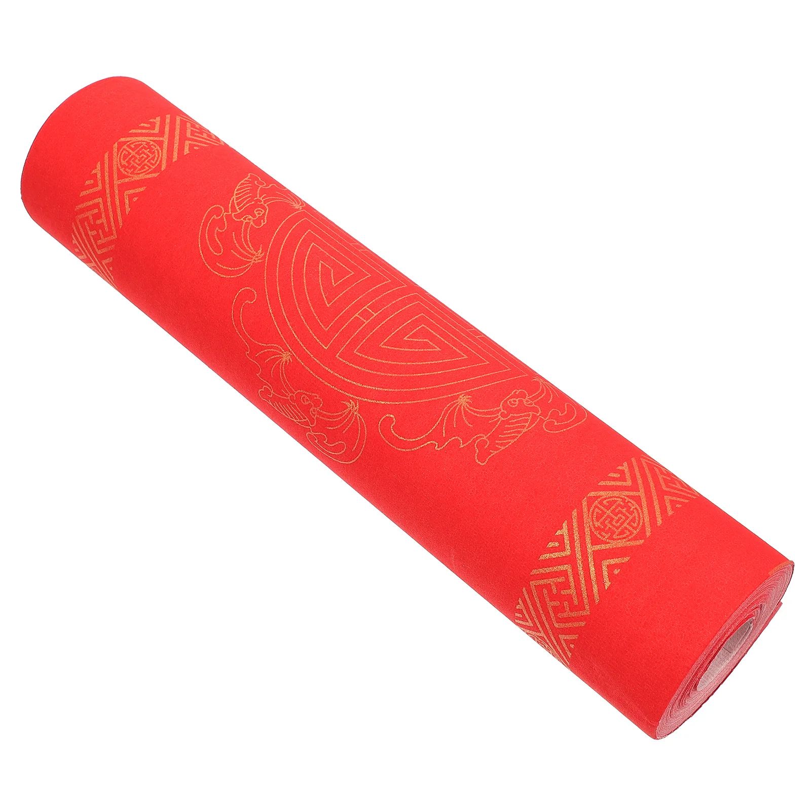 

1 Roll Thickened Red Xuan Paper for Calligraphy Blank Couplet Scroll Writing Chinese New Year Chunlian Duilian Festival Decor