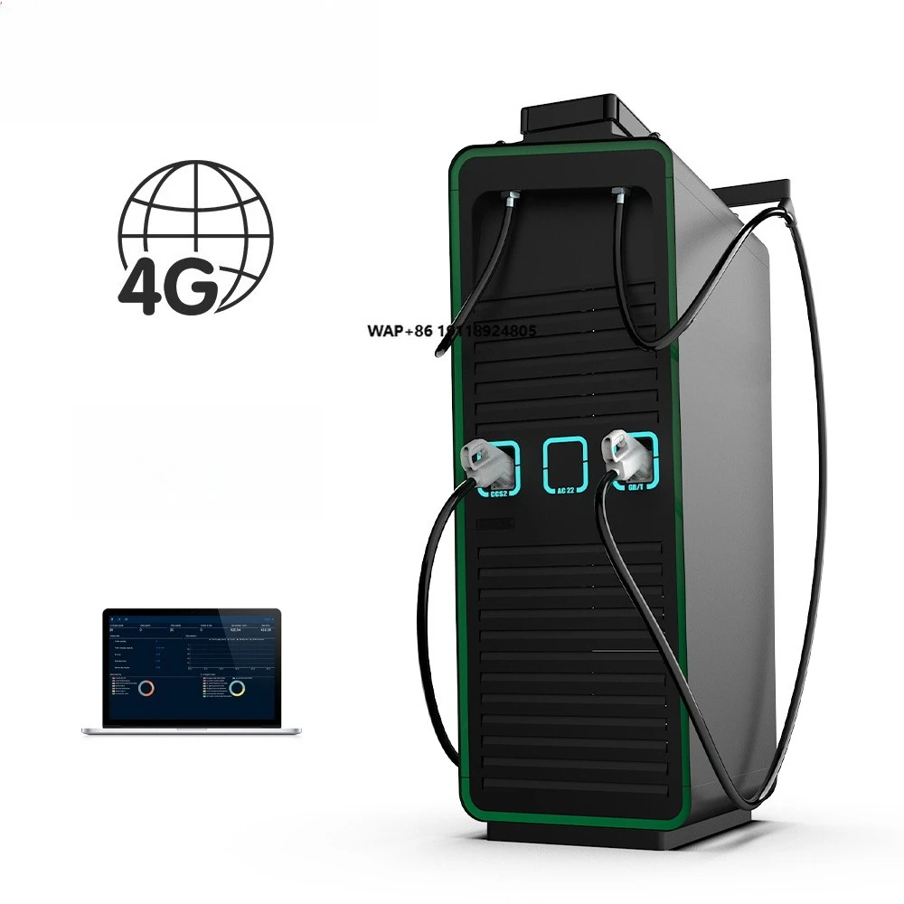 Hipech 200kw DC Fast EV Charger Dual Liquid Cooling IP55 Protection -20~50 Stable Continuous Output New Model THUNDER 120