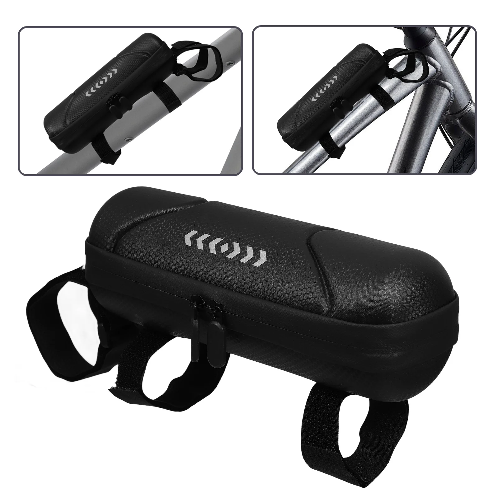 

Bicycle Tool Pack Eva Hard Shell Bag For Bottle Cage Mount Bike Repair Organizer Portable Capsule Box Black 1L