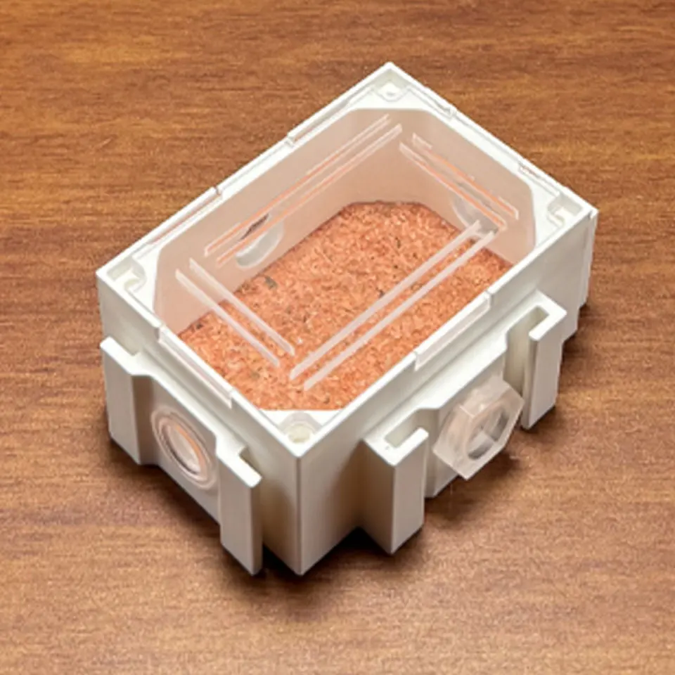 3D-printed ant nest with unlimited expansion capabilities, featuring dry and wet separation, compatible with 18mm/20mm diameter