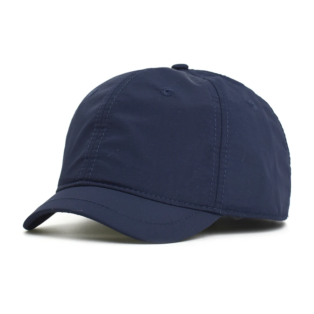 Spring Summer Short Brim Outdoor Sport Baseball Cap Men Women Soft Quick Drying Dad Hat Adjustable Trucker Style Low Profile Cap