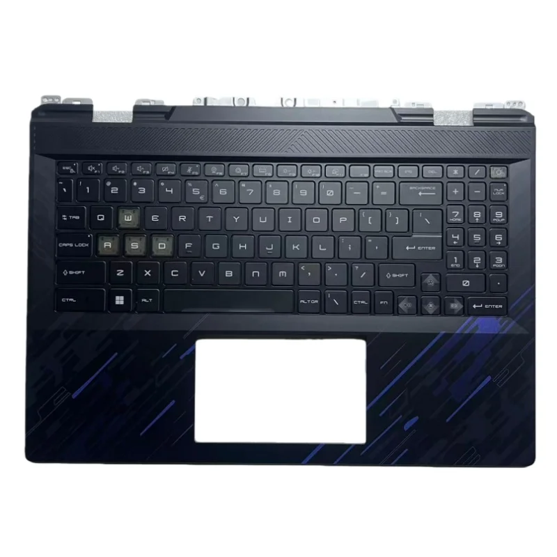New Laptop For Sword 16 Crosshair 16 MS-15P2 Upper Case Palmrest Cover C shell US Colorful backlight