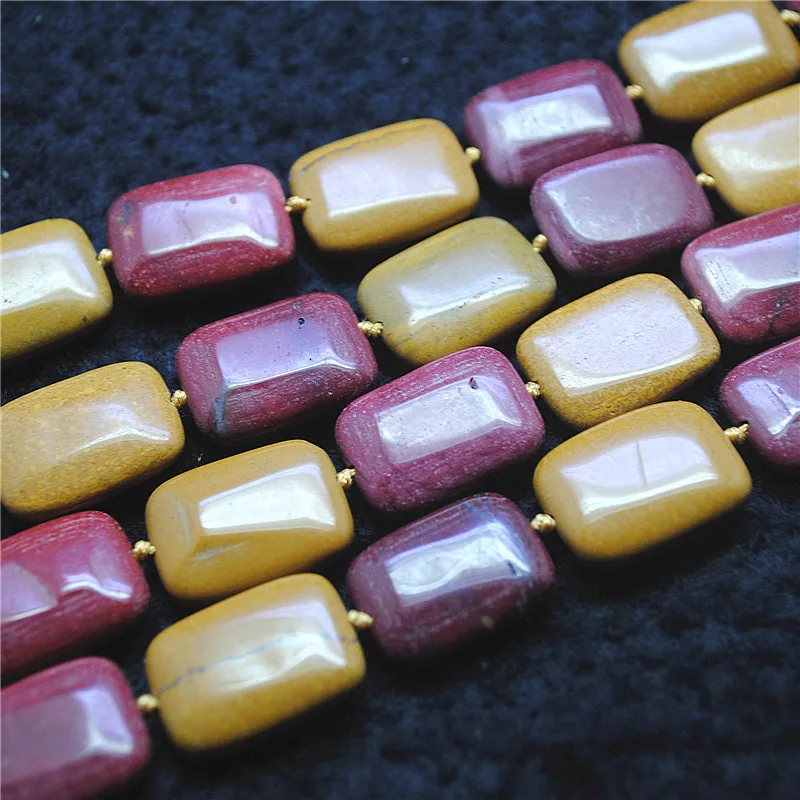 1 String China Egg Jasper Stone Strands Women Necklace Making Findings Rectangle 15X20MM Square Shape 15X15MM Free Shippings