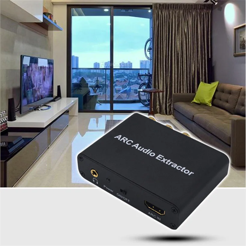 192KHz HDMI ARC Audio Extractor HDMI ARC zu koaxialen optischen Toslink Digital SPDIF Switch 3,5mm AUX Analog Audio Return Channel – Detail 6