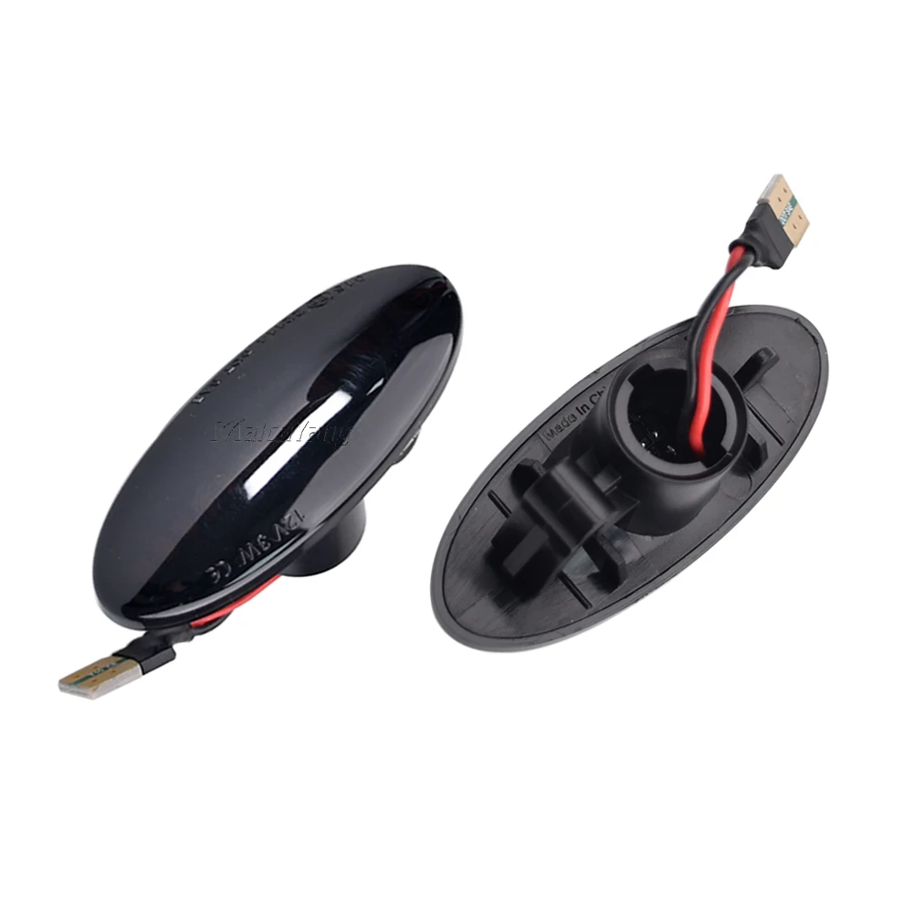 LED Turn Signal Dynamic Auto Side Marker Light Clear For Nissan Qashqai J10 X-trail Cube Juke Leaf Micra Micra K13 Note E11
