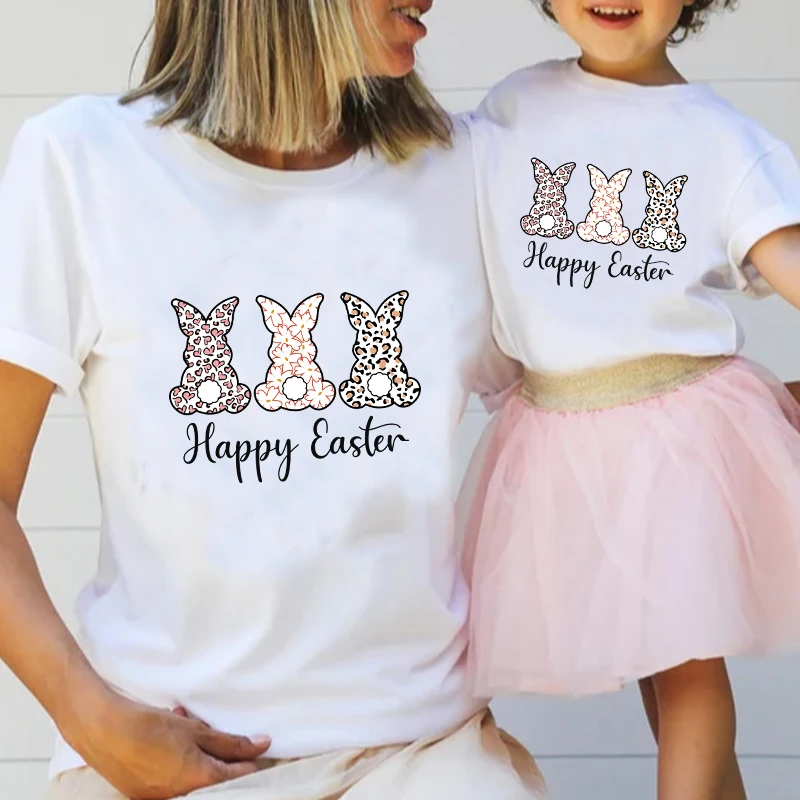 Family T Shirt Easter Bunny Shirt Happy Easter Shirts Cute Easter Shirt custom Family Matching Outfits Shirts Eggs Shirt  Famile