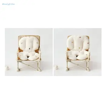 ベビーハイチェアクッション、ベビーカーハイチェア用の素敵なプリントの厚いパッド