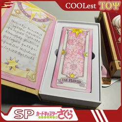 Nowy 60 szt. Karty Captor Sakura 1 zestaw kart Captor Sakura Clow cows Cosplay Deluxe Edition Anime rekwizyt prezent zabawka Taort