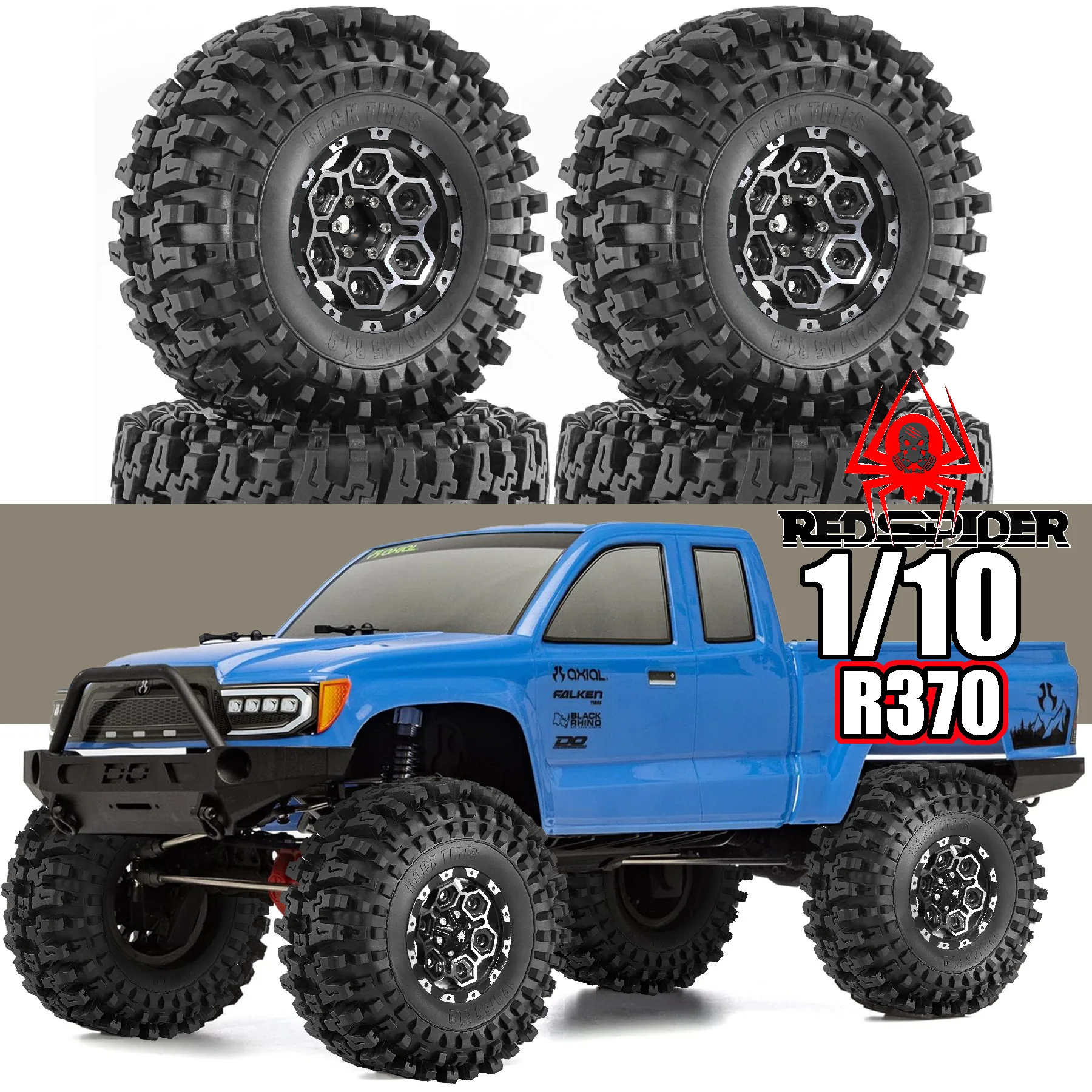 

Шины RS 120 мм Rock Terrain Crawler с пенопластовыми вставками для 1/10 RC Rigs Car TRX4 Bronco SCX10 III D90 TF2 EX86100 Gamde GS02F