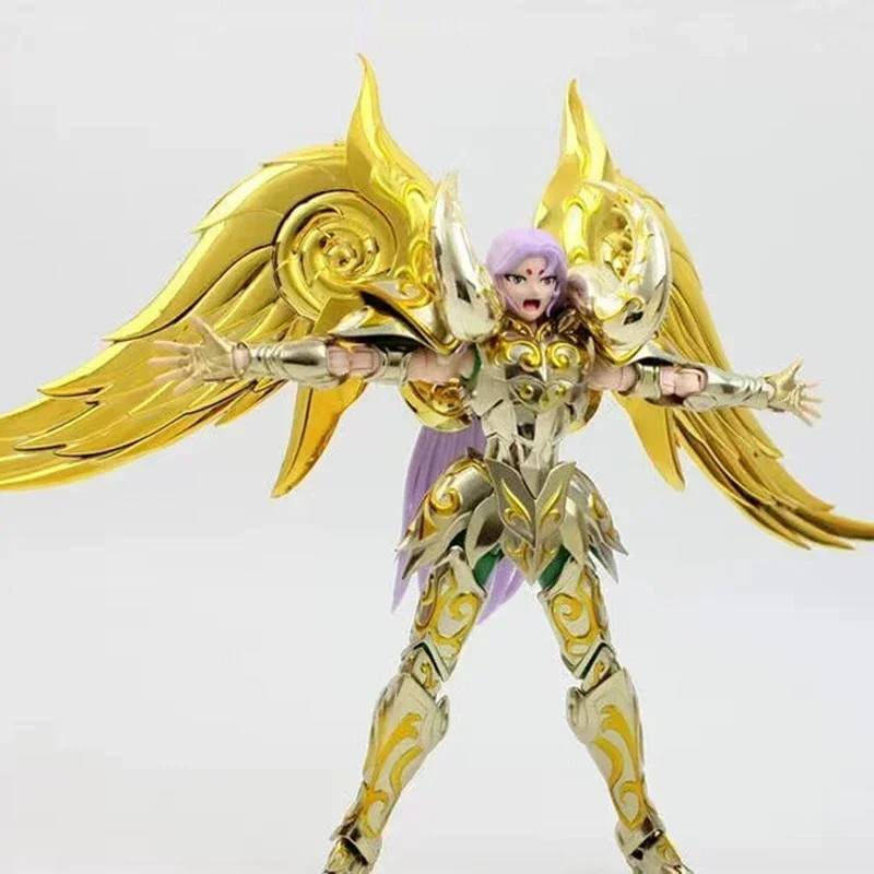 MC Model Saint Seiya Mythic Cloth EX Aries Mu Soul of God with Totem Gold Knights of The Zodiac Anime Action Figure Toy In Stock