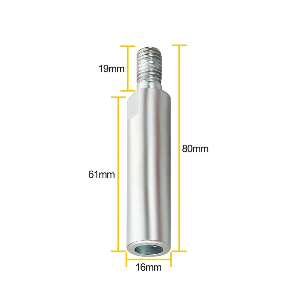 Angle Grinder Connecting Rod Silver Smooth Grinding Stable Installation Precise Thread 1/3pcs 80mm Connecting Rod