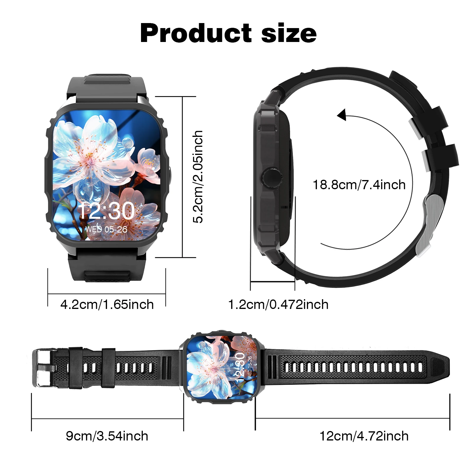 Bateria recarregável de polímero de lítio para smartwatch, câmera remota, despertador, para homens, mulheres, meninos, meninas