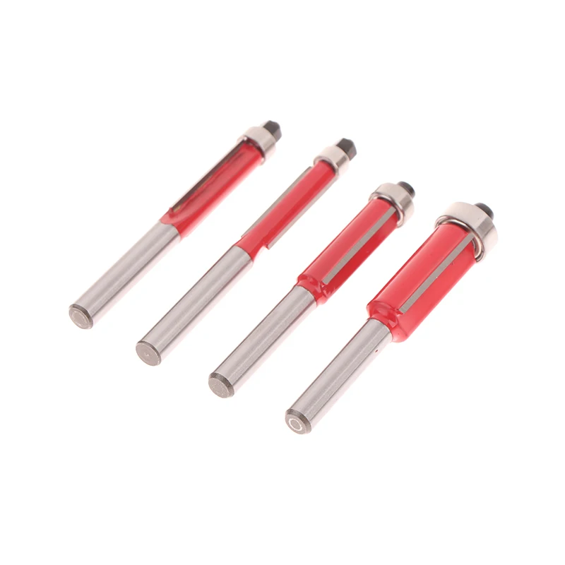 Versatile Trimming & Detailing Kits - 4pc Premium Woodworking Router Bit Set For Smooth Cutting And Professional Finish