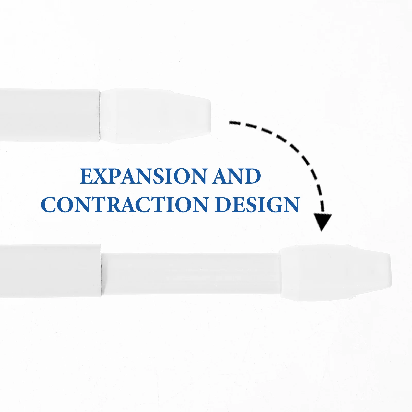 

1Pair Adjustable Curtain Rod Telescoping Heavy Duty No Drill Tension Rod for Door Window Shower Clothes Drying Wardrobe