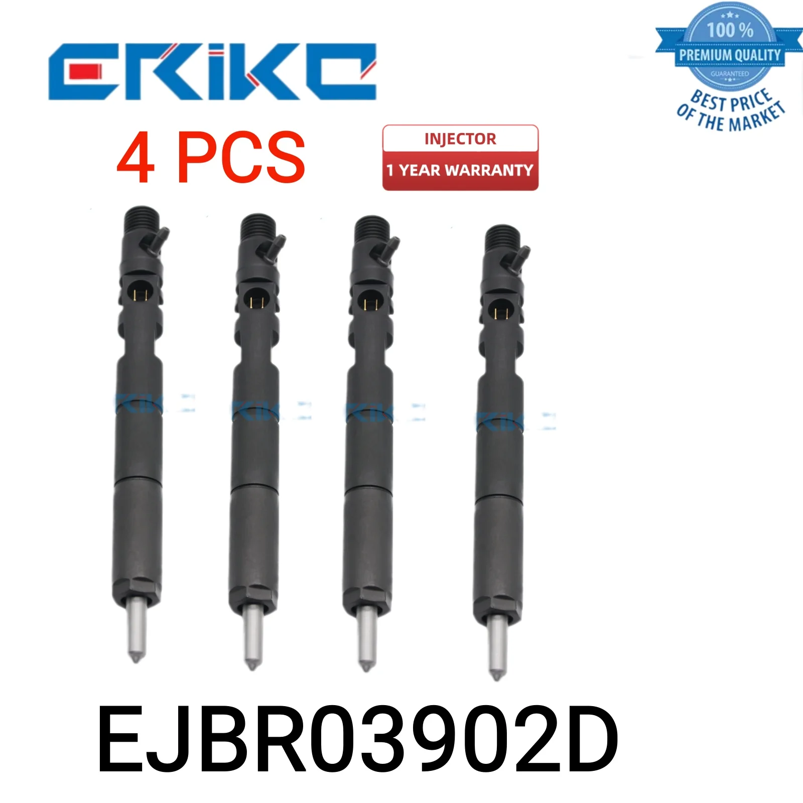 

4 PCS EJBR03902D Sprayers Diesel Injectors EJBR 039 02D Spare Parts Common Rail Injection EJBR 03902D 33800-4X400 fit for KIA