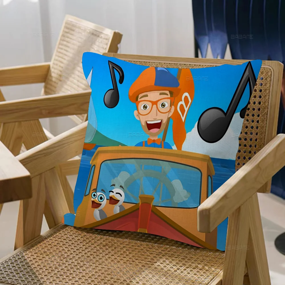 A-B-C-blippiings شخصية وسادة غطاء غبار غرفة نوم الاطفال حزب الديكور المخدة عيد ميلاد الأطفال هدية #6
