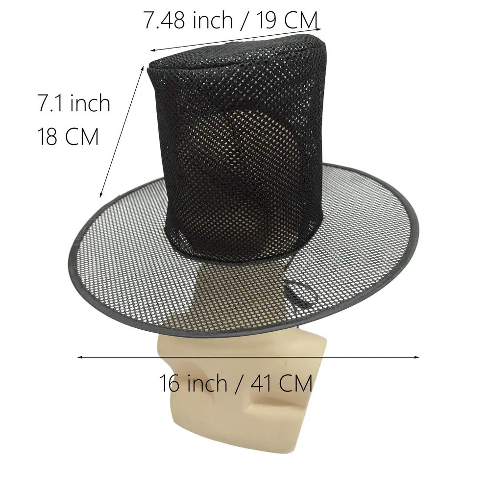 Funny Ancient-style Black Hat Korean Traditional Tall Hat Ming Dynasty Official Hat Jazz Dance Hat Sun Protection Party Props