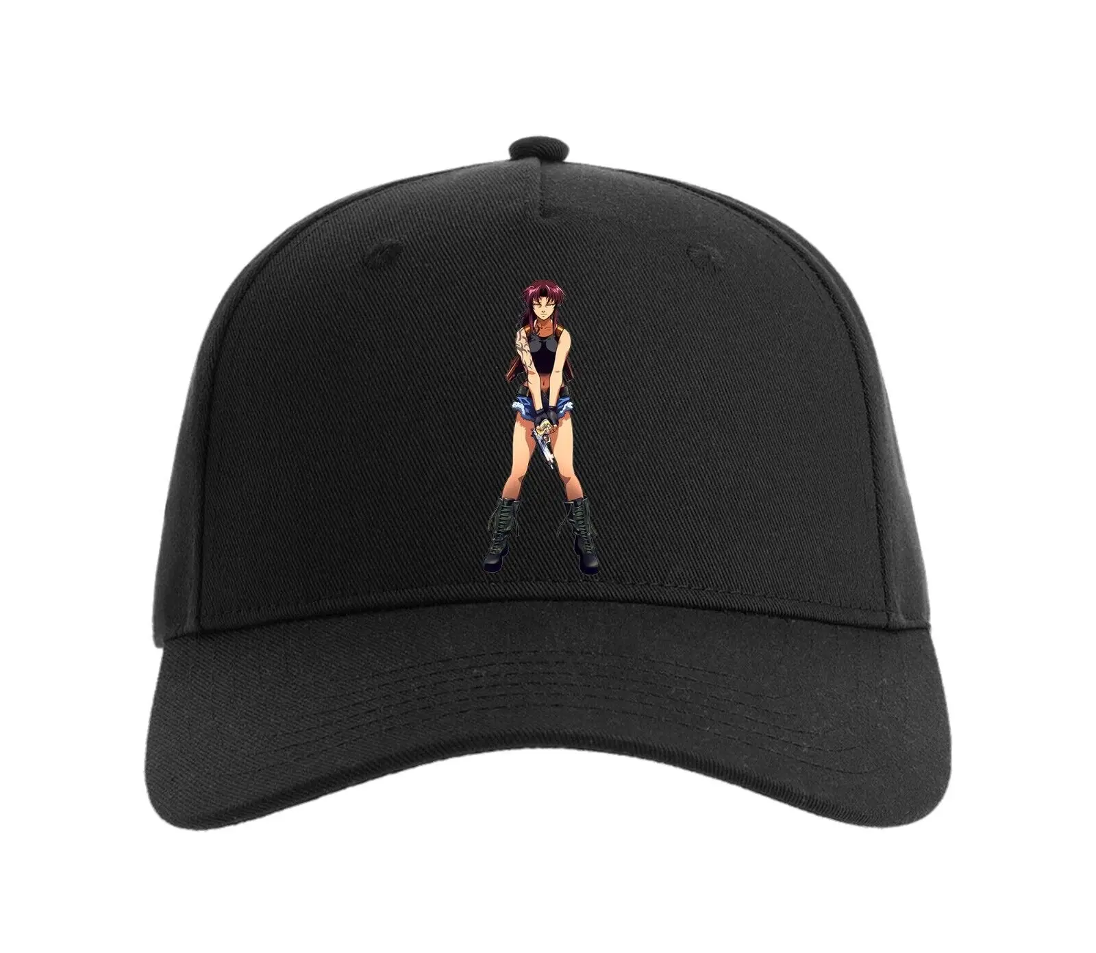 Black Lagoon Revy Anime Baseball Cap Trucker Hat Dad Cap Fullcap Snapback