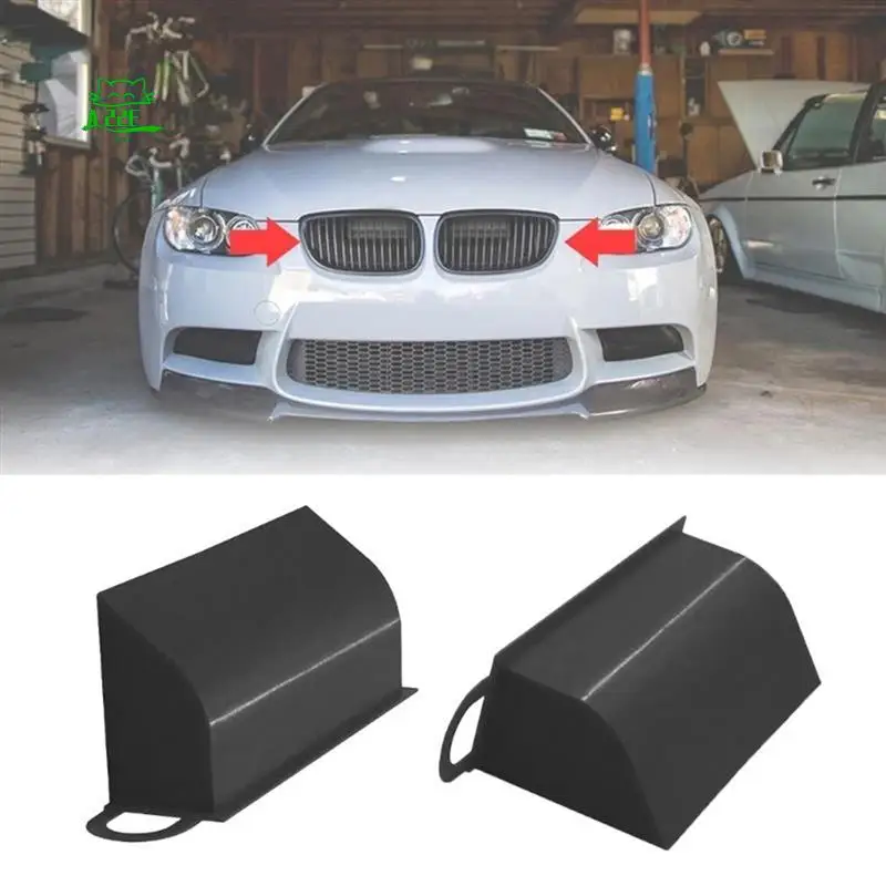 

A22E-1 Pair Air Intake Scoop Car Dynamic Air Scoops For BMW E90 91 E92 E93 E84 M3 Black