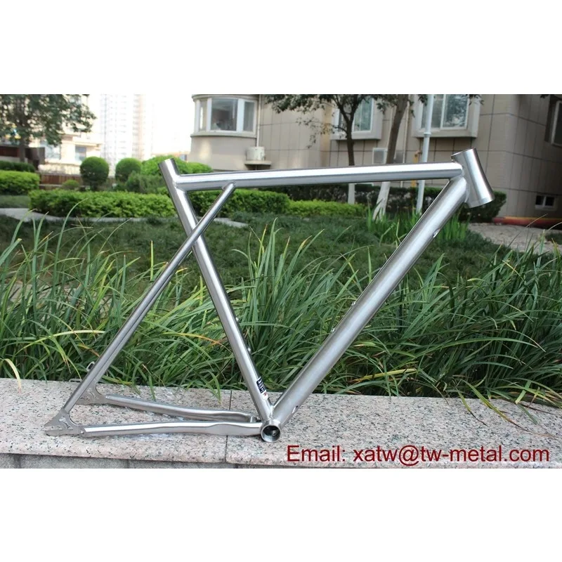 Titanium Track Bicycle Frames Disc Brake Titanium Single Speed Bicycle Frame 700C Titanium Track Bike Frames