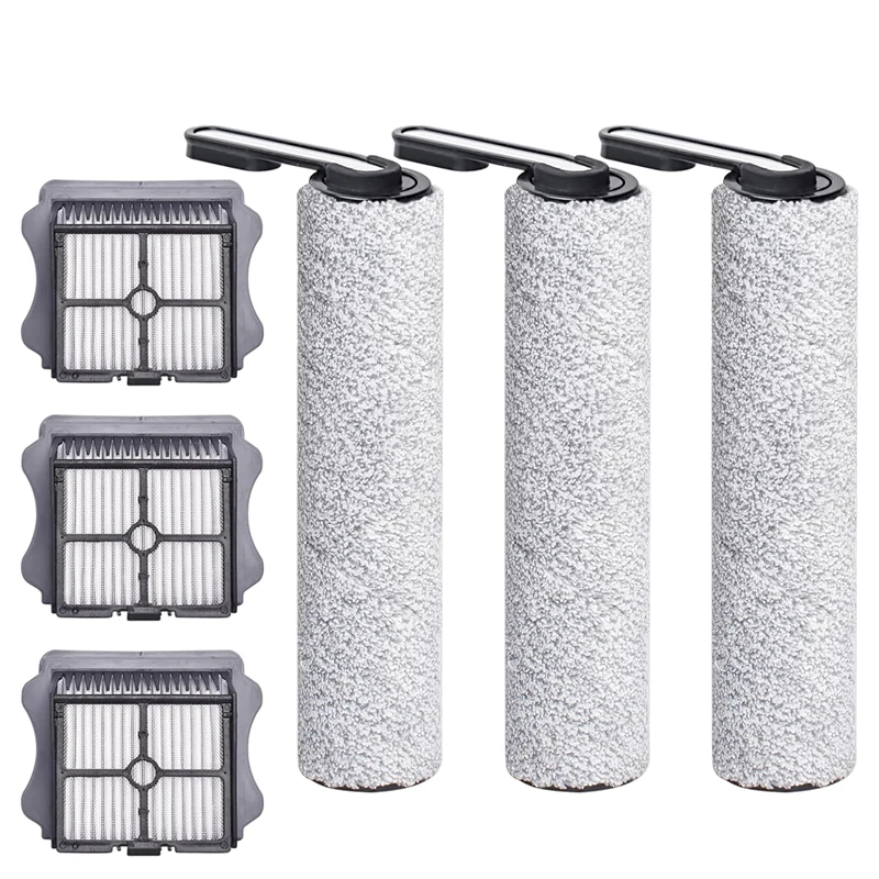 Floor One S5 Replacement Brush Roller and HEPA Filter for Tineco Floor ONE S5 & S5 PRO 2 Cordless Wet Dry Vacuum Cleaner, Replac