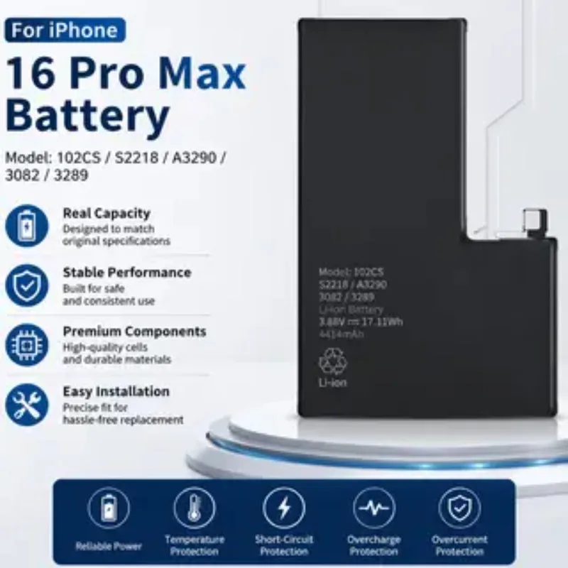 2026 new  4685mAh S2118H Battery For iphone 16 Pro Max Replacement Bateria High Magnification Persistent standby In Stock