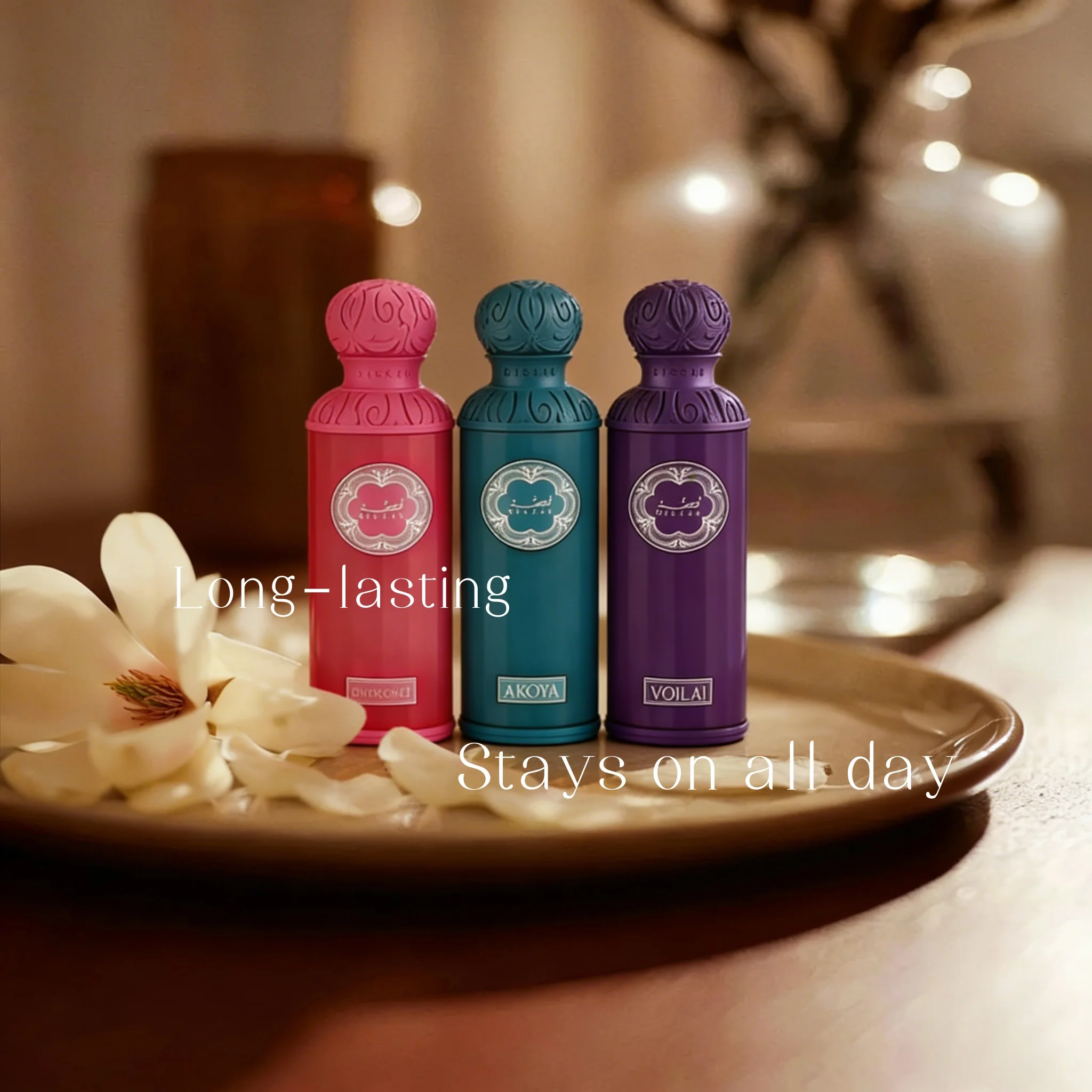 

Цветочно-фруктовая парфюмерная вода, кувейтские духи – Gissah Akoya Perfume 200 мл: Цитрусово-древесный аромат, уникальный запах.