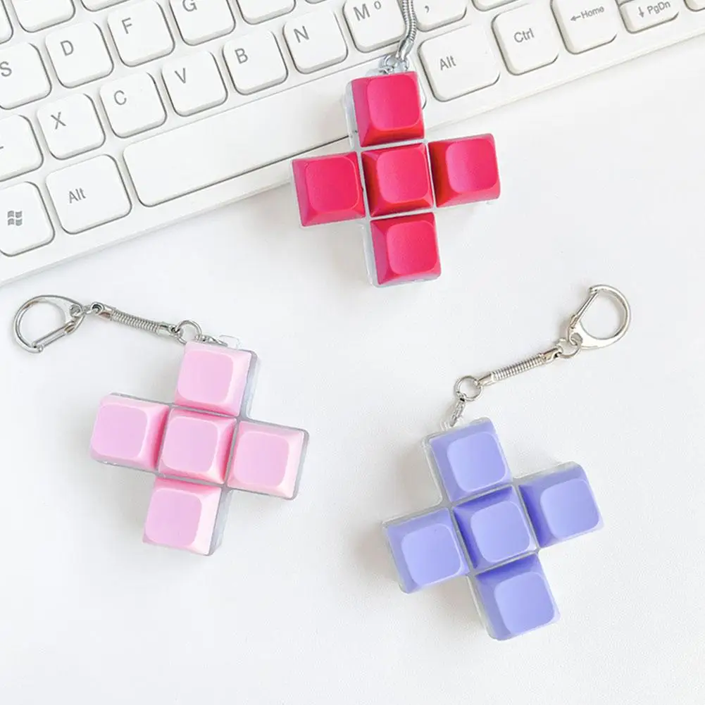 

Кнопка в форме креста на палец, антистрессовые игрушки, колпачок для ключей, декомпрессионные игрушки, брелок для ключей «сделай сам», декомпрессионный успокаивающий брелок