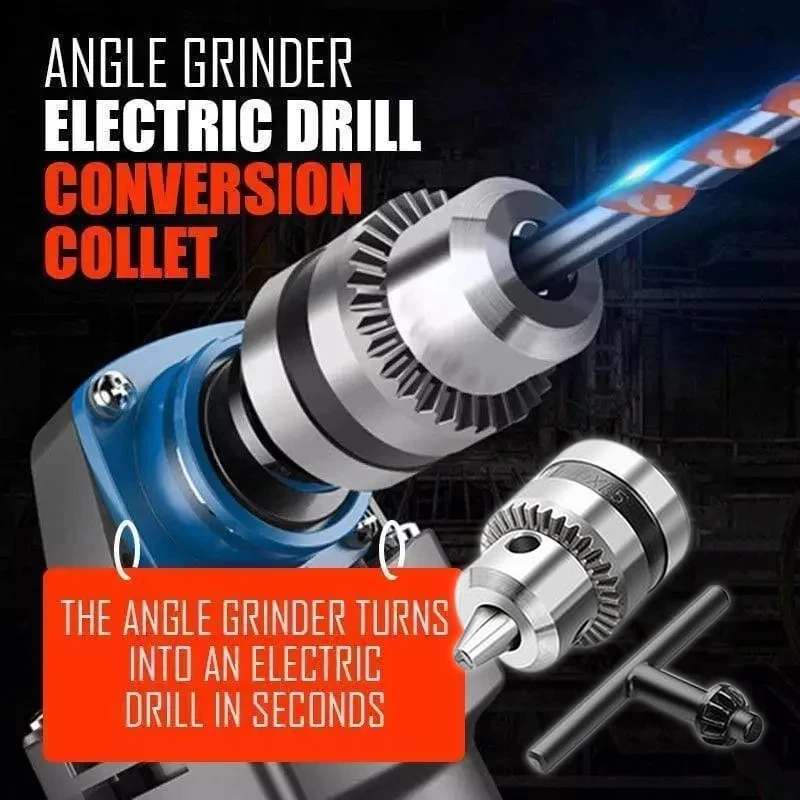 New Angle Grinder Electric Drill Conversion Collets Conversion Head For Angle Grinder Woodworking Tool Accessories