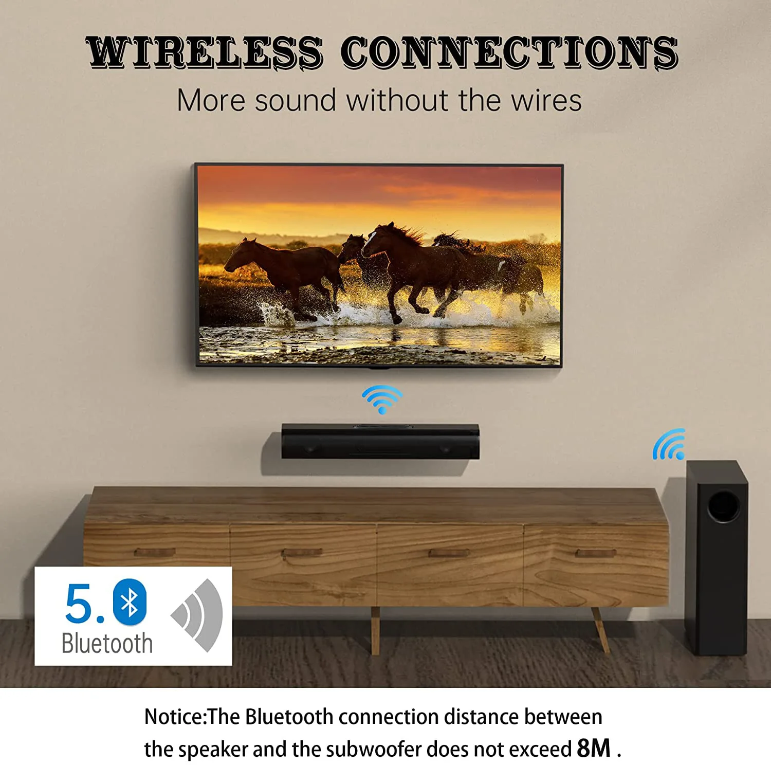 جديد وصول 80 واط الطاقة 2.1 CH سماعة لاسلكية تعمل بالبلوتوث الصوت الناسف مكبرات الصوت التلفزيون صدى جدار المسرح المنزلي مكبرات الصوت مع جهاز التحكم عن بعد